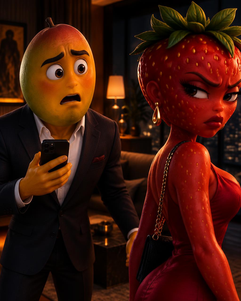 Miniatura del episodio El mensaje que no era para ella, Frutinovela de FrutiShorts